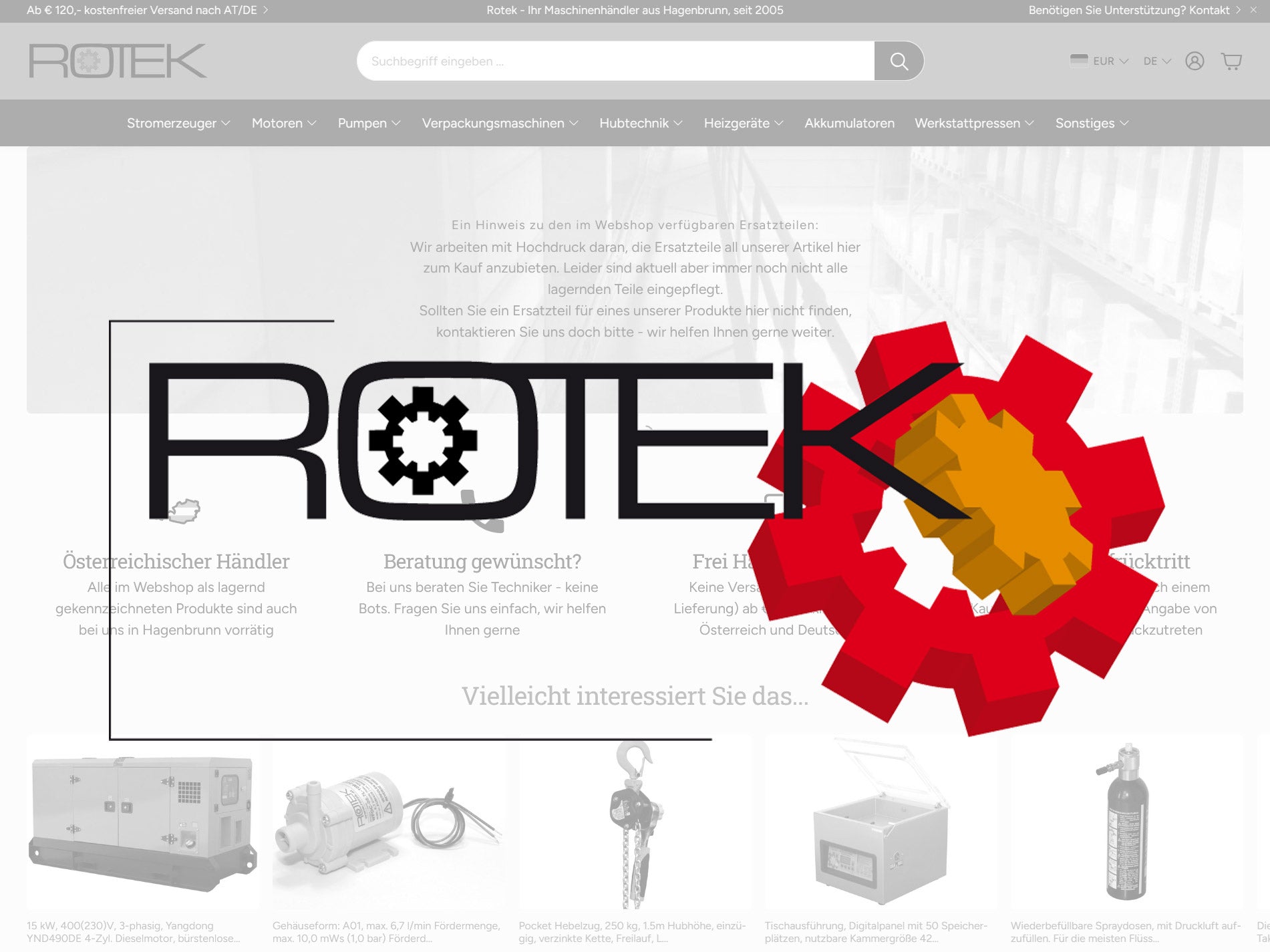 Unser Webshop ist online!