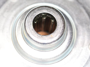 Vollgummirad D=250mm, B=50mm, d=20mm Achse, Nabenbreite 55mm, Längsrillenprofil, 250kg Tragkraft