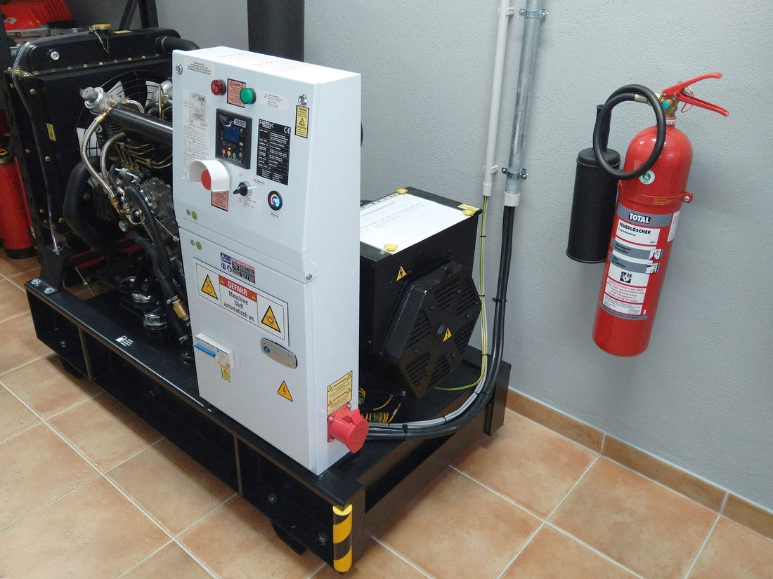 Wie installiere ich einen Stromerzeuger mit Verbrennungsmotor im Innenraum?