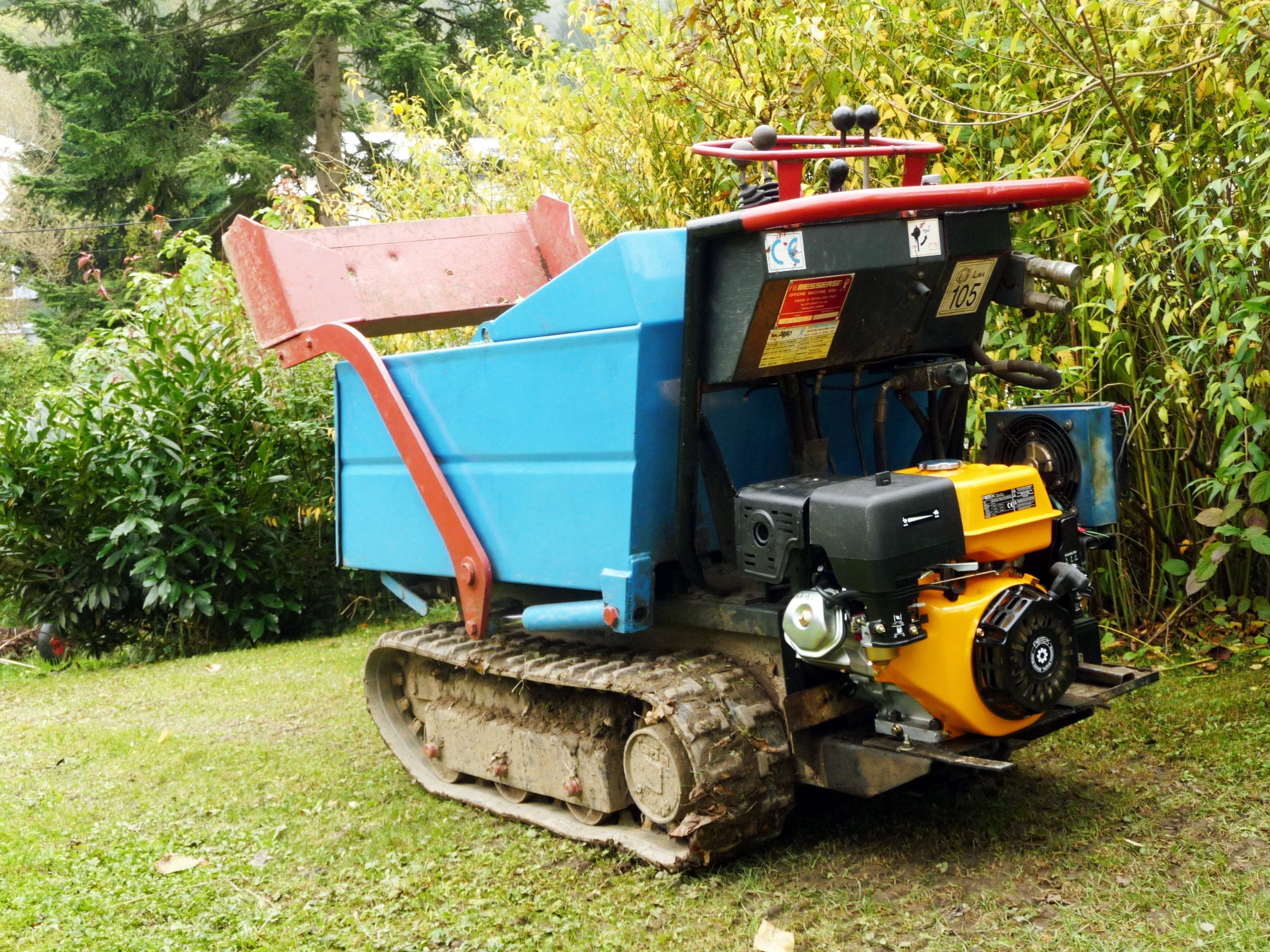 Messersi Transportraupe mit Rotek 420ccm Motor