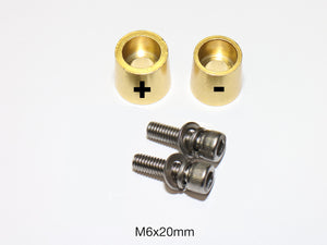 Blei Akkumulator Rundpol Adapter M6 & M8 Set  für C1 & C2 Anschluss M6 & M8 Rundpoladapter