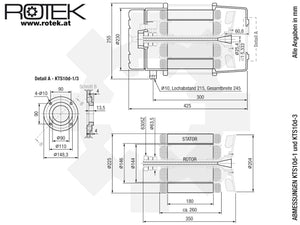 KTS10-1 Abmessungen