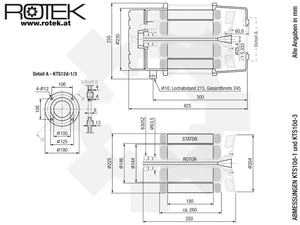 KTS12d-3 Abmessungen