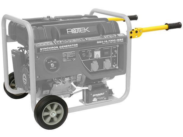 Radsatz montiert (Generator nicht im Lieferumfang)