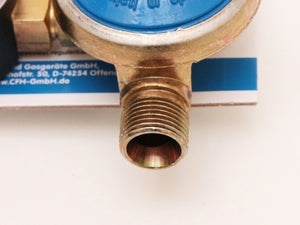 Gasregler, stufenlos regulierbar, mit Manometer 1-4Bar bis 10kh/h / Anschlussgewinde 3/8" Links