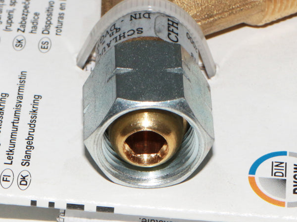 CFH SB118 Schlauchbruchsicherung - Eingang 3/8" Hutmutter