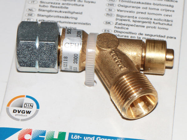 CFH SB118 Schlauchbruchsicherung - Ausgang 3/8" Gewinde