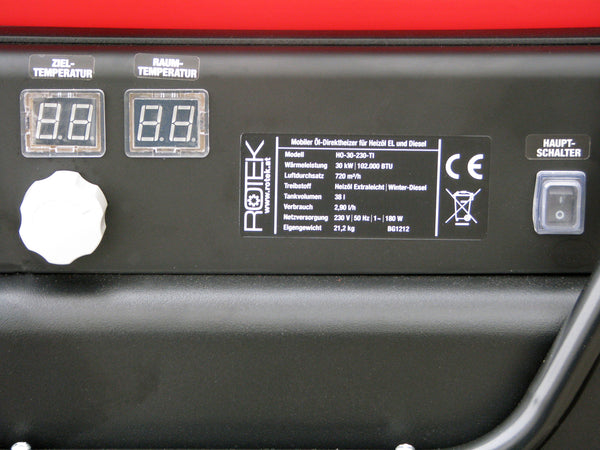 HO-30-230-TI Bedienpanel