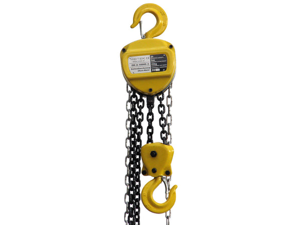 Kettenflaschenzug mit 2 t Hubkapazität und 3 m Hubhöhe, CH-A-02000-03