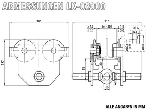 LK-02000 - Abmessungen