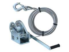 Konsolen-Seilwinde HW-A-0800 mit 10m langem Drahtseil - D5mm (7x19)