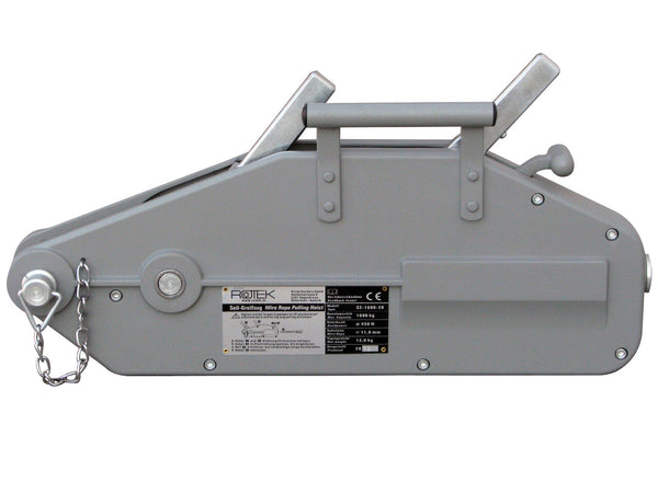 Seilzug 1600kg / 1,6t - mit 60m Seil, SZ-1600-60