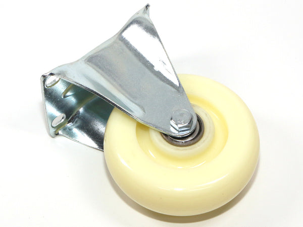 Nylon Geräterolle d100 mit Montageplatte, starr