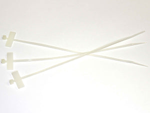 Kabelbinder mit Beschriftungsfeld 25x6mm Quer, L=200mm, B=2.5mm