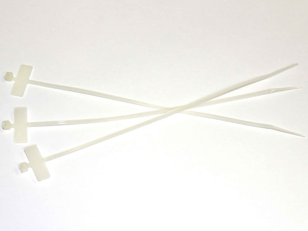 Kabelbinder mit Beschriftungsfeld 25x6mm Quer, L=200mm, B=2.5mm
