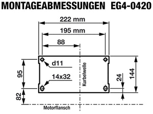 EG4-0420-5 Abmessungen Bodenplatte