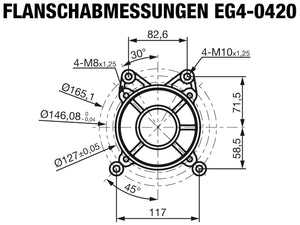 EG4-0420-5 Flanschabmessungen