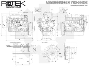 YND490-DE - Abmessungen