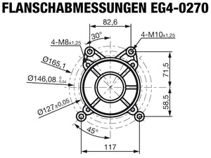 ROTEK luftgekühlter 1-Zylinder 4-Takt 270ccm Benzinmotor, EG4-0270-5HE-S2