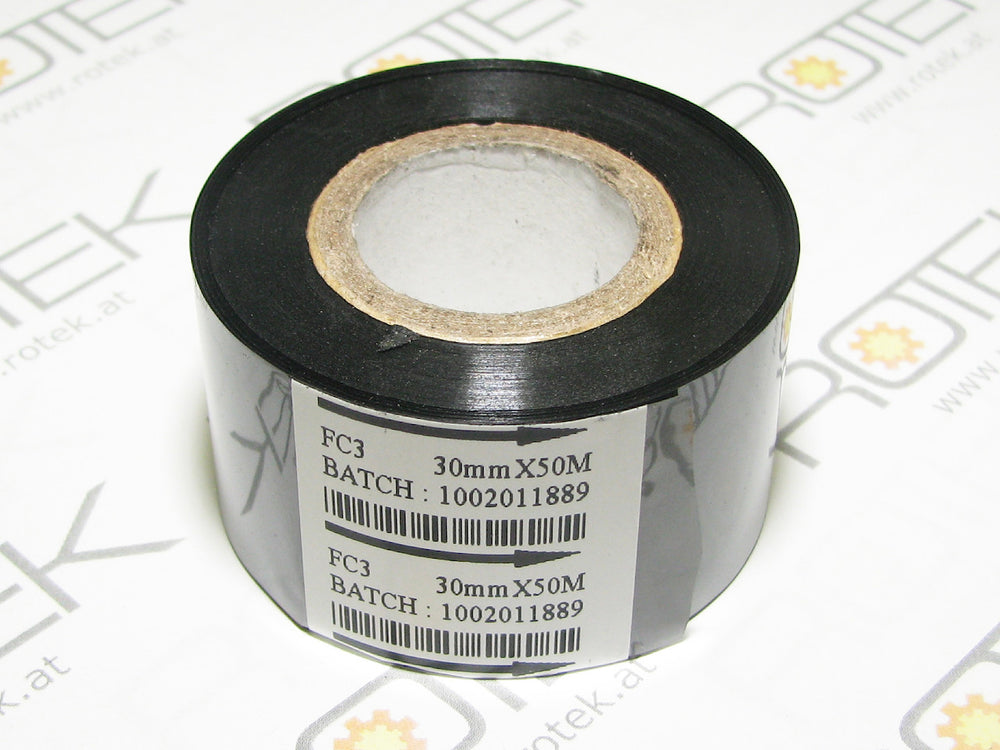 Thermotransfer Farbband, B=30mm, L=50m, für diverse Codiereinheiten