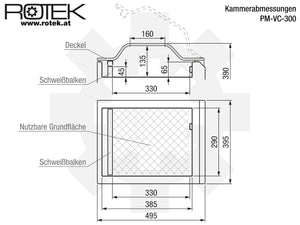 PM-VC-300 Abmessungen