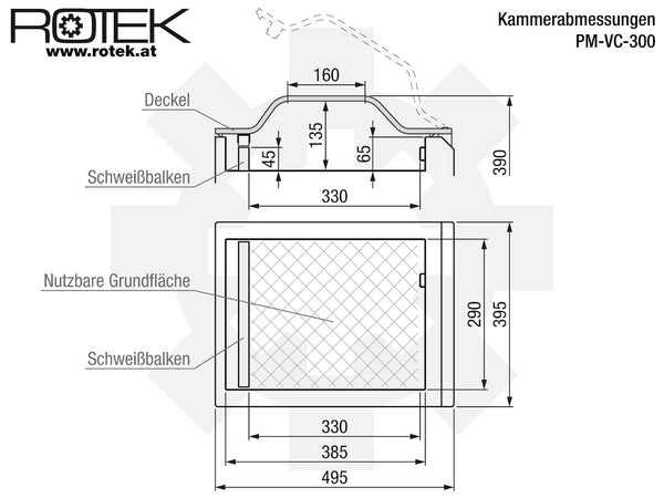 PM-VC-300 Abmessungen