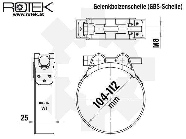 GBS-Schelle (Schwerlastschelle)