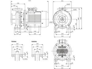 WPEI-CESM50-32-250B - Detailabmessungen