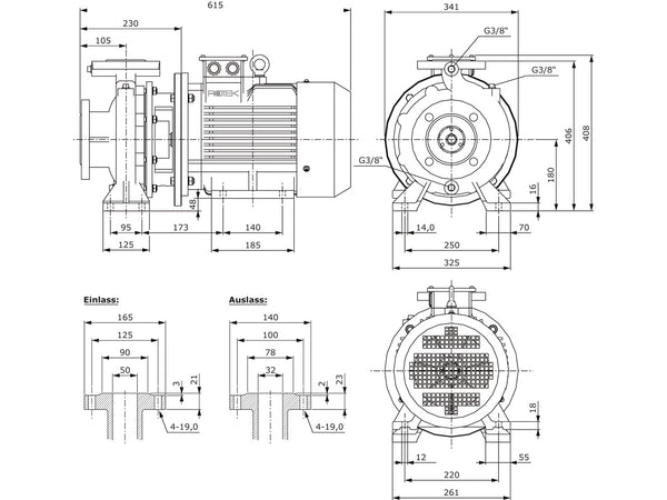 WPEI-CESM50-32-250B - Detailabmessungen
