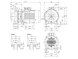 WPEI-CESM65-40-200B - Detailabmessungen