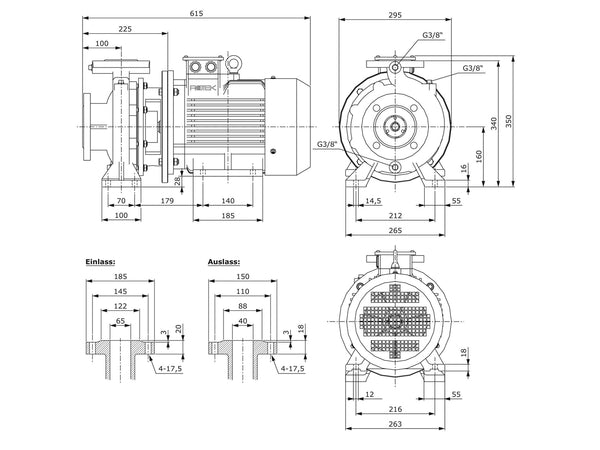 WPEI-CESM65-40-200B - Detailabmessungen