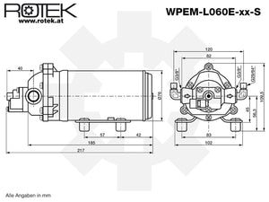 WPEM-L060E-12-S Abmessungen