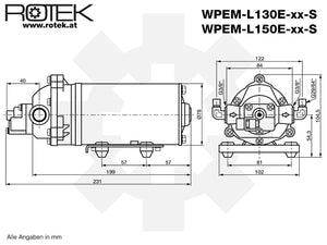 WPEM-L130E-12-S Abmessungen