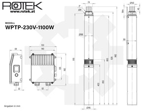 WPTP-230V-1100W