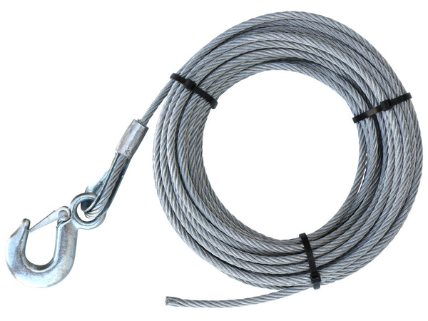 Konsolen-Seilwinde HW-A-0800 mit 18m langem Drahtseil - D6mm (7x19)