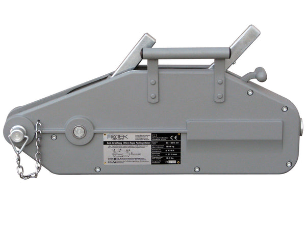 Seilzug 1600kg / 1,6t - mit 60m Seil, SZ-1600-60