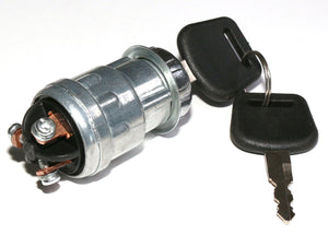 Startschalter, Zündschalter für Kleindieselmotoren, 24mm Frontplattenbohrung, 3-polig