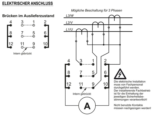Elektrischer Anschluss