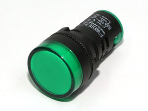 Signalleuchte für Schaltschrankeinbau, 230VAC, GRÜN, Durchmesser 29mm