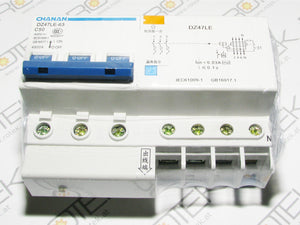 FI / LS Kombi Schutzschalter -  50A Leitungsschutzschalter / 30mA Fehlerstromschutzschalter