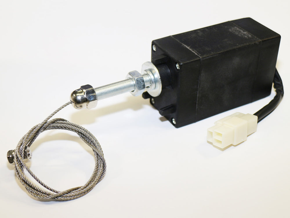 Abstellmagnet Abstellmotor mit Seilzug, 12V ETR (Energize to Run), für Dieselmotoren