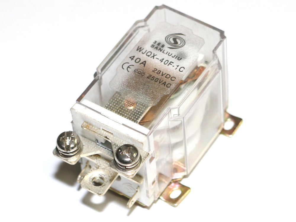 Universalrelais , 1 Wechsler, 12V Steuerspannung, 250AC/28VDC/40A Schaltvermögen