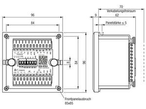 ECU-RTG3 Abmessungen