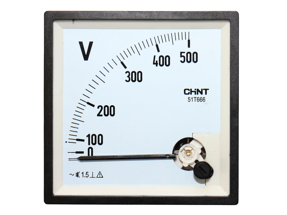 96x96mm Voltmeter für Wechselspannung, Meßbereich 90-500V