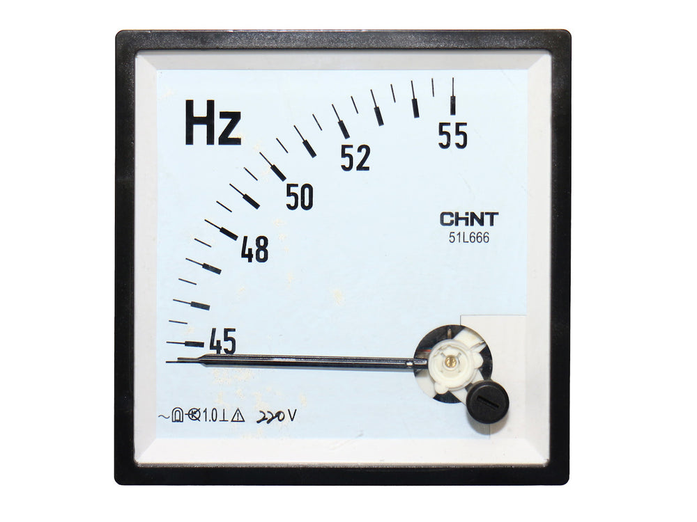 96x96 Hertzmeter für 220(230)V, Meßbereich 45-55 Hz