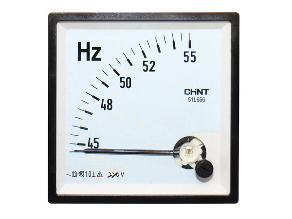 96x96 Hertzmeter für 220(230)V, Meßbereich 45-55 Hz