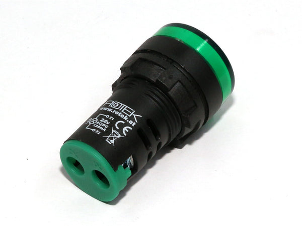 Signalleuchte für Schaltschrankeinbau, 24V AC/DC, GRÜN, Durchmesser 29mm