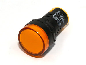 Signalleuchte für Schaltschrankeinbau, 12V AC/DC, GELB, Durchmesser 29mm