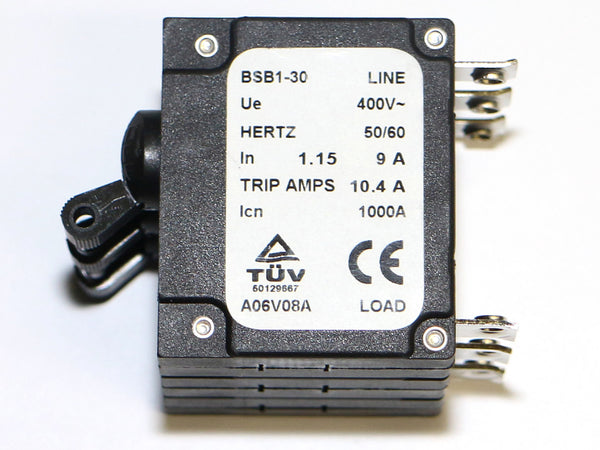 Sicherungsautomat 3-polig 400V/9A