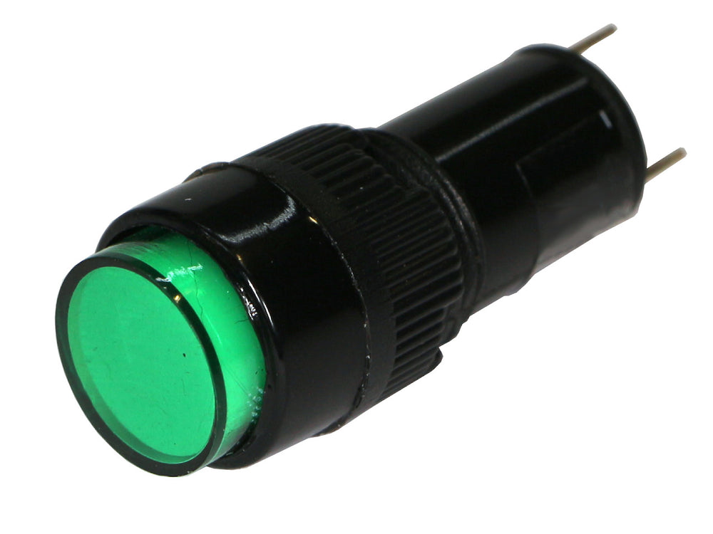 Signalleuchte für Schaltschrankeinbau, 230V AC, GRÜN, Durchmesser 13mm
